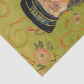 Van Gogh Postman. Portrait Impressionismus Art Seidenpapier (Ausschnitt)