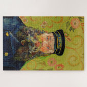 Van Gogh Postman Portrait Malerei Alte Antike Kuns Puzzle (Horizontal)