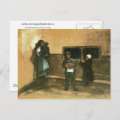 Van Gogh Public Soup Kitchen Fine Art Postkarte (Vorne/Hinten)