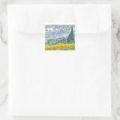 Van Gogh Quadratischer Aufkleber (Tasche)