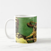 Van Gogh Quay mit Männern entladen Sand Barges Kaffeetasse (Links)