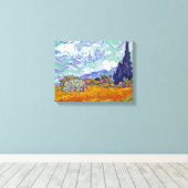 Van Gogh - Radfeld mit Fahrrädern Leinwanddruck (Insitu (Holzboden))