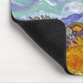 Van Gogh - Radfeld mit Fahrrädern Mousepad (Ecke)