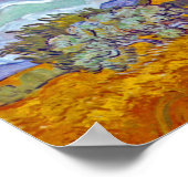 Van Gogh - Radfeld mit Fahrrädern Poster (Ecke)
