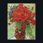 Van Gogh Red Poppies and Daisies Einladungen<br><div class="desc">Van Gogh Red Poppies und Daises Einladung. Ölmalerei auf Leinwand aus dem Jahr 1890. Ein farbenfrohes Gemälde von Van Gogh, das zwar nicht so berühmt ist wie seine berühmte Vase der Sonnenblumen, aber ein weiterer charmanter Eintrag in den umfangreichen Blumenkatalog des Künstlers. Ein großartiges Geschenk für Fans von Poppies, Blumenkunst,...</div>