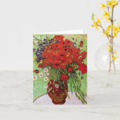 Van Gogh Red Poppies and Daisies Note Card Karte (Gelbe Blume)