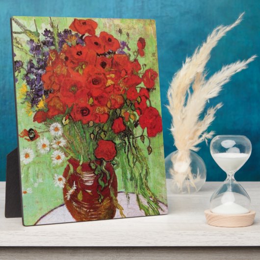 van Gogh Red Poppies and Daisies Platte Fotoplatte (Seite)