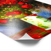 Van Gogh Red Poppies Fotodruck (Ecke)