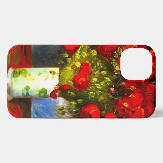Van Gogh Red Poppies iPhone Hülle (Rückseite (Horizontal))
