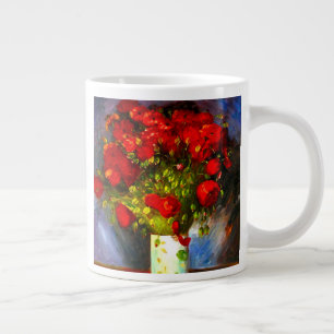 Van Gogh Red Poppies Jumbo-Tasse