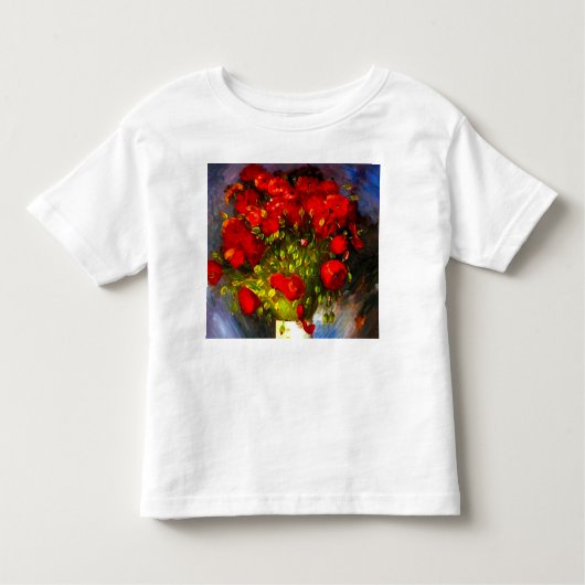 Van Gogh Red Poppies Kleinkind T-shirt (Vorderseite)