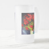 Van Gogh Red Poppies Mattglas Bierglas (VorderseiteRechts)