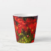 Van Gogh Red Poppies Milchtasse (Vorderseite)