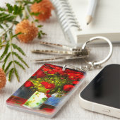Van Gogh Red Poppies Schlüsselanhänger (Vorderseite rechts)