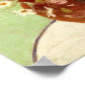 Van Gogh Red Poppies Still Life Poster (Ecke)