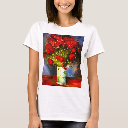 Van Gogh Red Poppies T-Shirt (Vorderseite)
