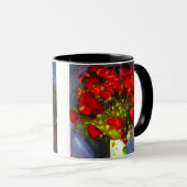 Van Gogh Red Poppies Tasse (VorderseiteRechts)
