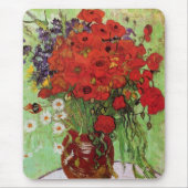 Van Gogh Red Poppies und Daisies Mouse Pad Mousepad (Vorne)