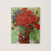 Van Gogh Red Poppies und Daisies Puzzle (Vertikal)