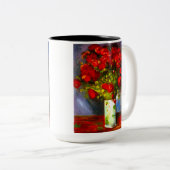Van Gogh Red Poppies Zweifarbige Tasse (VorderseiteRechts)