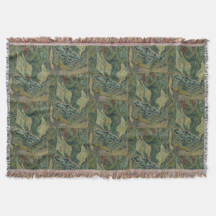Van Gogh Riesiger Pfauenspinner Vintage Natur Kuns Decke