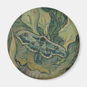 Van Gogh Riesiger Pfauenspinner Vintage Natur Kuns Magnet