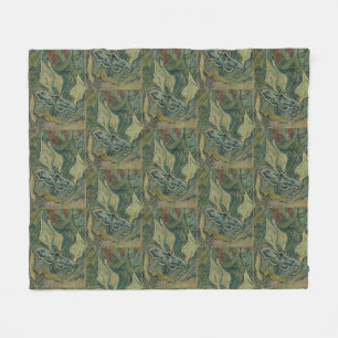 Van Gogh Riesiger Pfauenspinner Vintage Naturkunst Fleecedecke