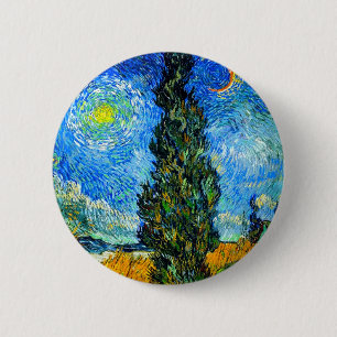 Van Gogh Road mit Cypress und Star Button