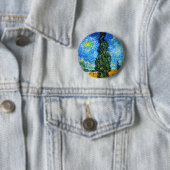 Van Gogh Road mit Cypress und Star Button (Beispiel)