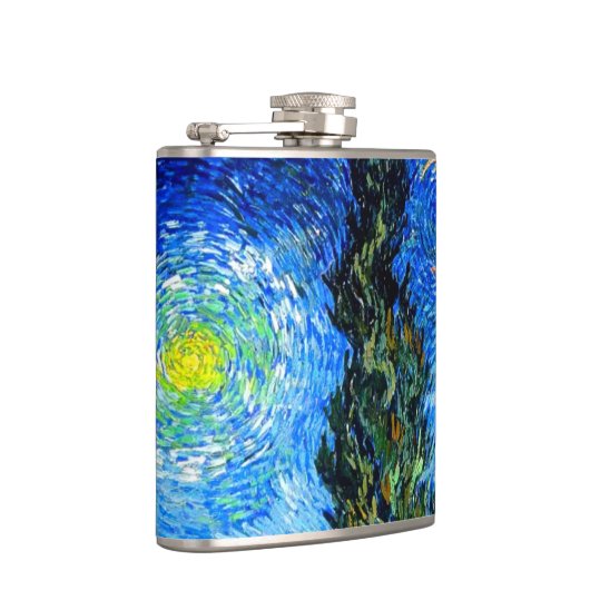 Van Gogh Road mit Cypress und Star Flachmann (Rechts)