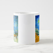 Van Gogh Road mit Cypress und Star Jumbo-Tasse (Vorderseite)