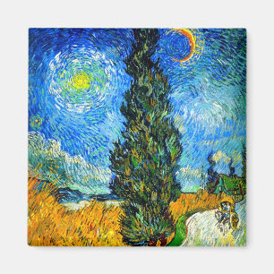 Van Gogh Road mit Cypress und Star Magnet