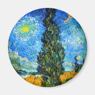 Van Gogh Road mit Cypress und Star Magnet