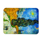 Van Gogh Road mit Cypress und Star Magnet (Horizontal)