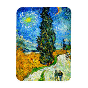 Van Gogh Road mit Cypress und Star Magnet
