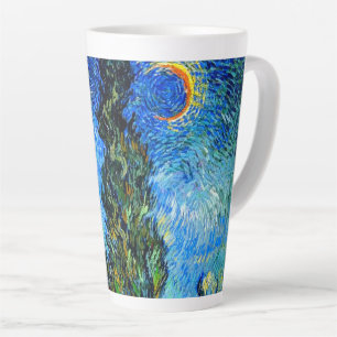 Van Gogh Road mit Cypress und Star Milchtasse