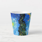 Van Gogh Road mit Cypress und Star Milchtasse (Vorderseite)