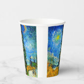 Van Gogh Road mit Cypress und Star Pappbecher (Rechts)