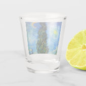 Van Gogh Road mit Cypress und Star Schnapsglas (Rückseite)