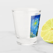 Van Gogh Road mit Cypress und Star Schnapsglas (Links)
