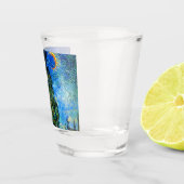 Van Gogh Road mit Cypress und Star Schnapsglas (Rechts)