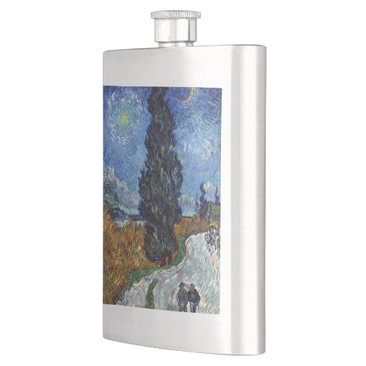 Van Gogh Road mit Cypressionismus Flachmann (Links)