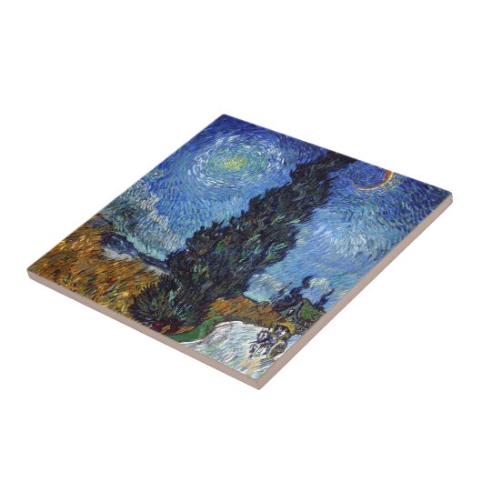 Van Gogh Road mit Cypressionismus Fliese (Seite)