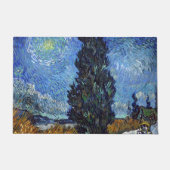 Van Gogh Road mit Cypressionismus Fußmatte (Vorderseite)