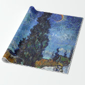 Van Gogh Road mit Cypressionismus Geschenkpapier (Ungerollt)