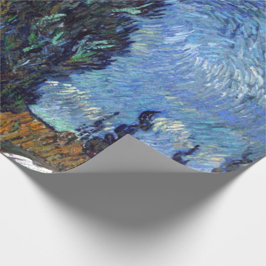 Van Gogh Road mit Cypressionismus Geschenkpapier (Ecke)