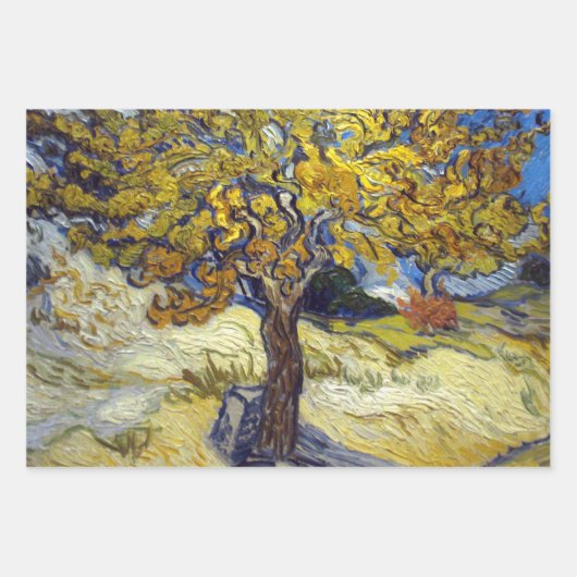 Van Gogh Road mit Cypressionismus Geschenkpapier Set (Vorderseite 3)