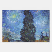 Van Gogh Road mit Cypressionismus Geschenkpapier Set (Vorderseite)