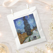 Van Gogh Road mit Cypressionismus Geschenktütchen (Ausgeschnitten)
