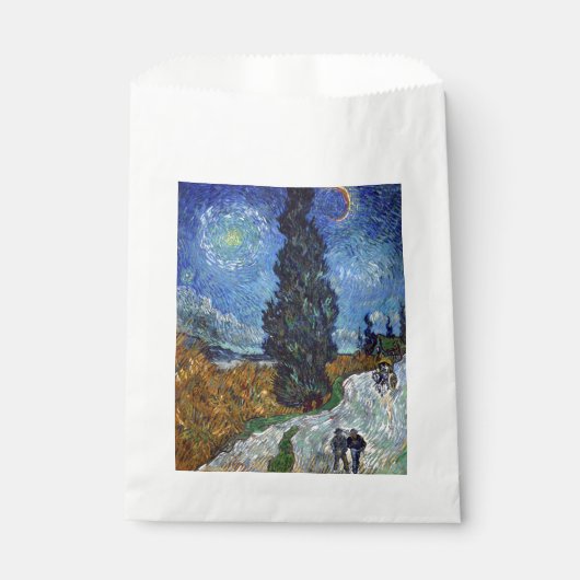 Van Gogh Road mit Cypressionismus Geschenktütchen (Vorderseite)